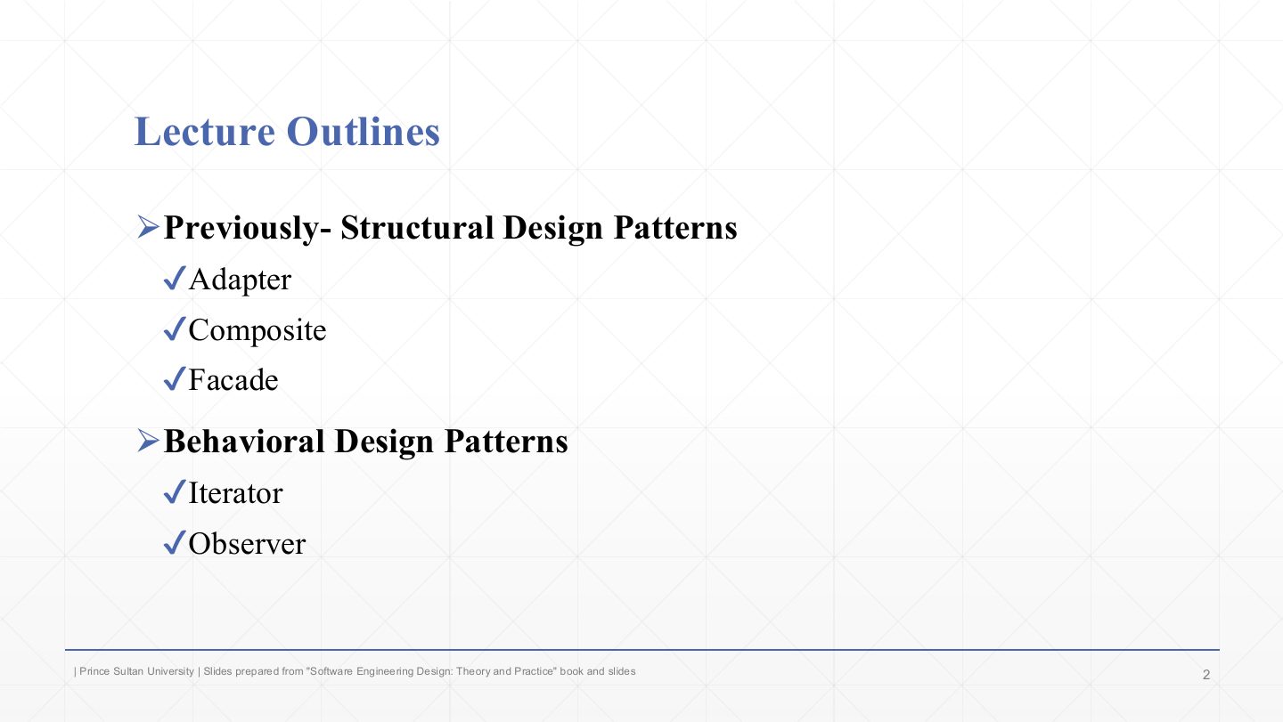Slide 2: Lecture Outlines