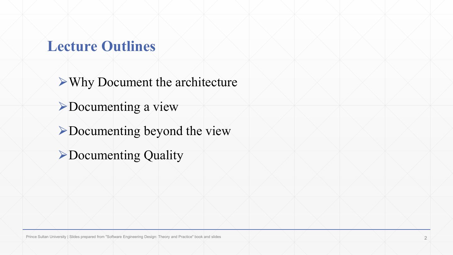 Slide 2: Lecture Outlines
