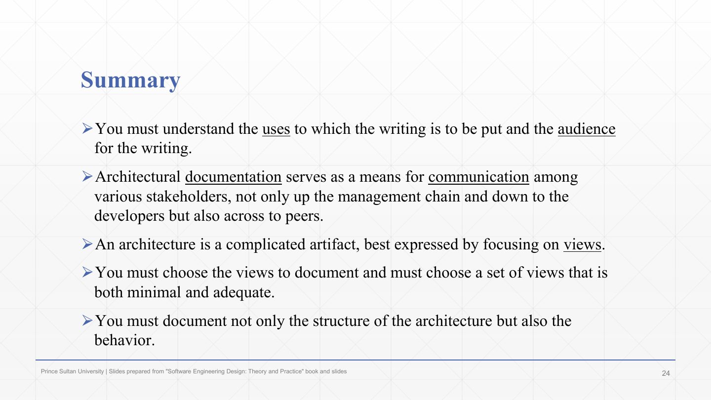 Slide 24: Summary