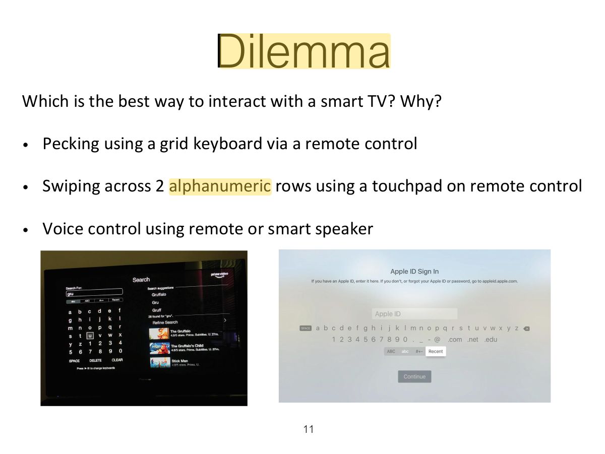 Slide 11: Dilemma