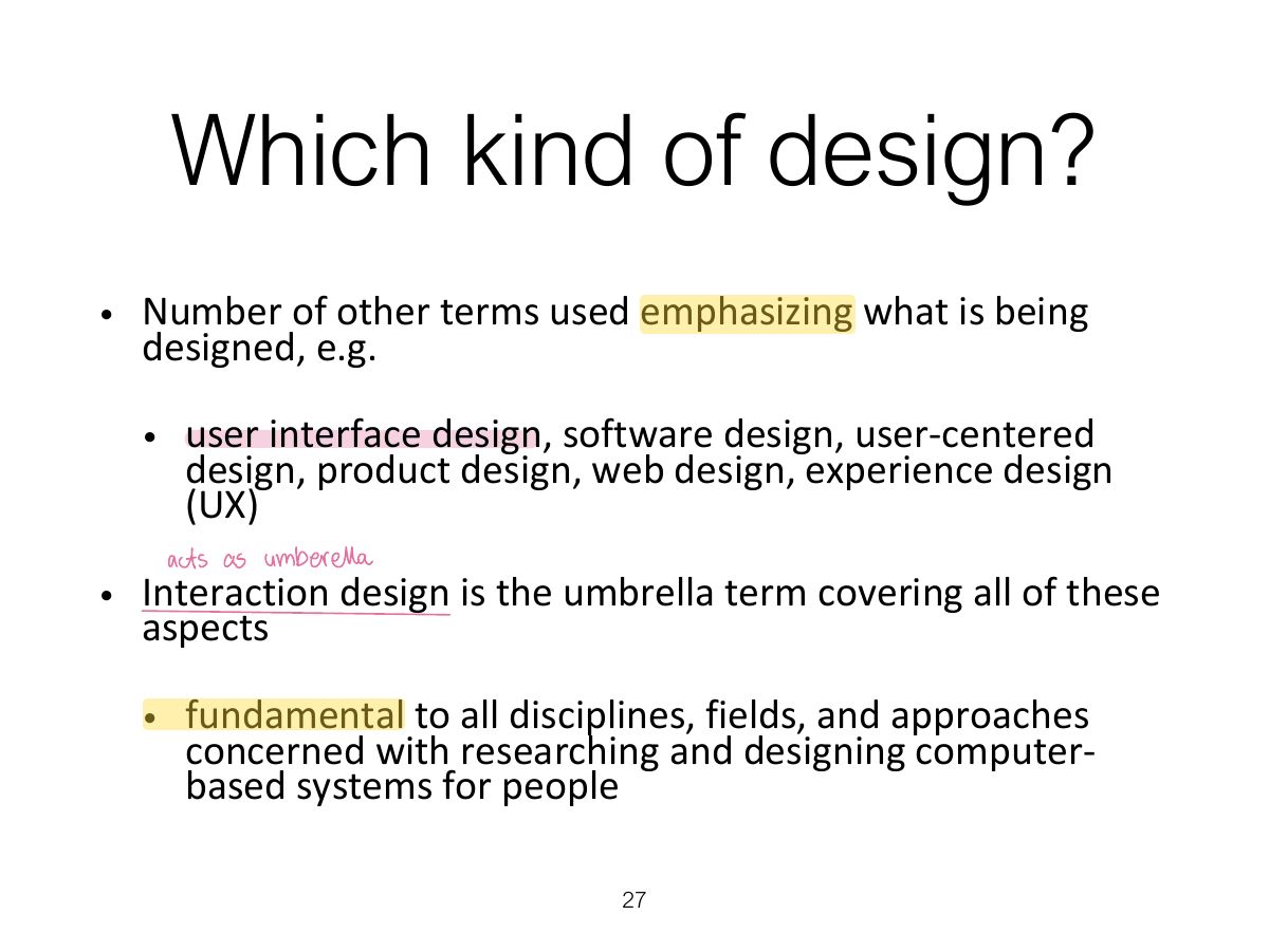 Slide 27: Which kind of design?