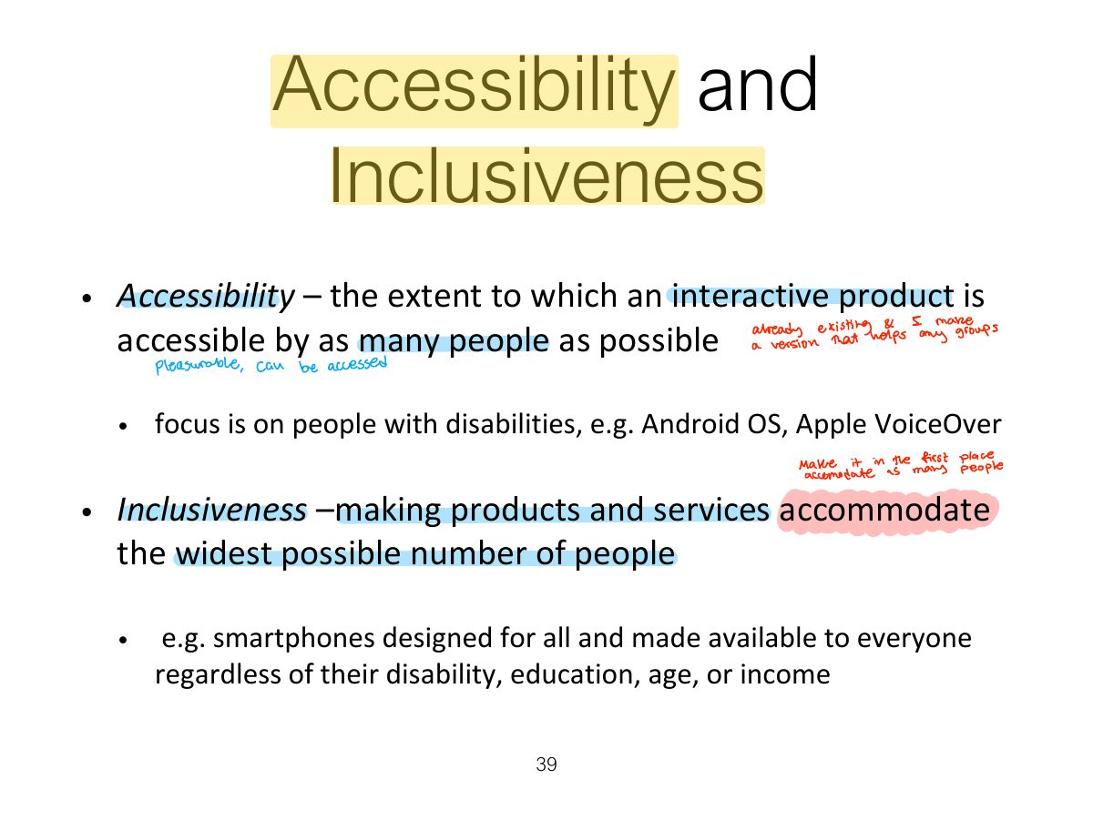 Slide 39: Accessibility and Inclusiveness