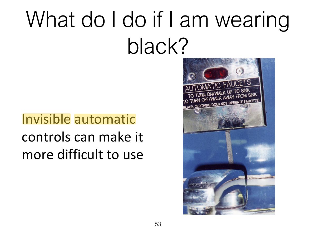 Slide 53: What do I do if I am wearing black?