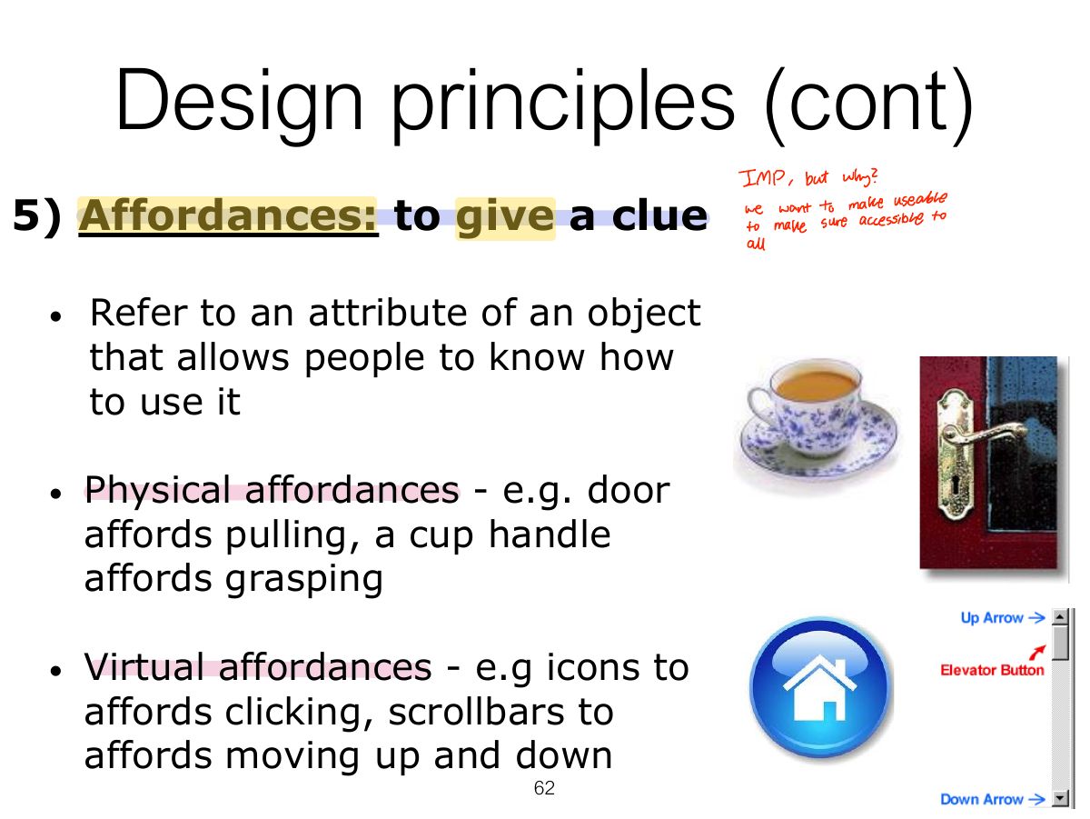 Slide 62: Design principles (cont)