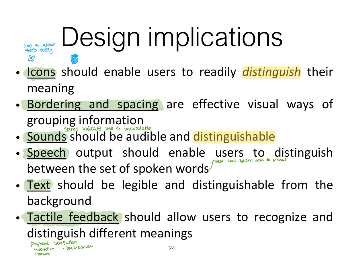 Slide 24: Design implications