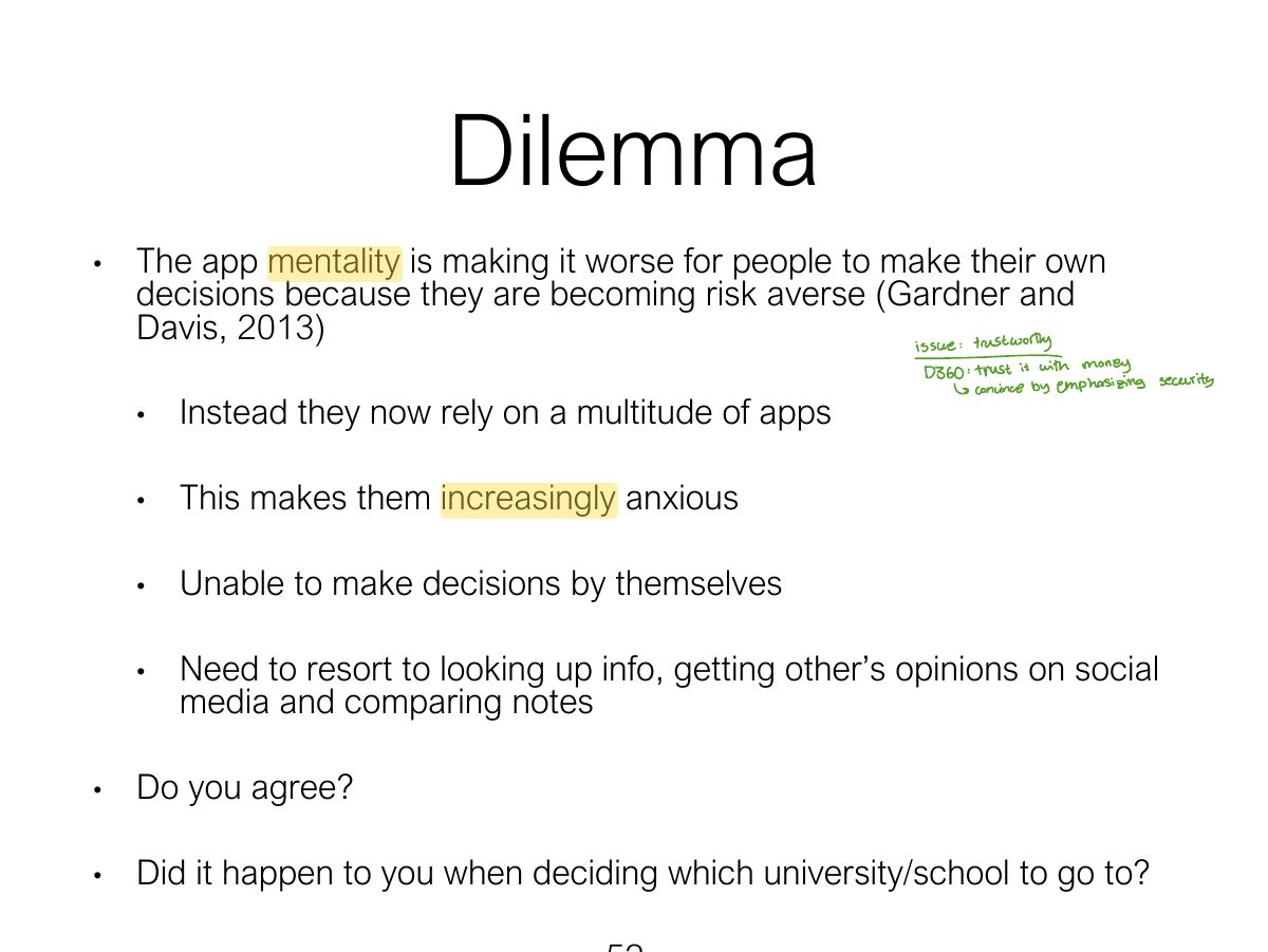 Slide 52: Dilemma