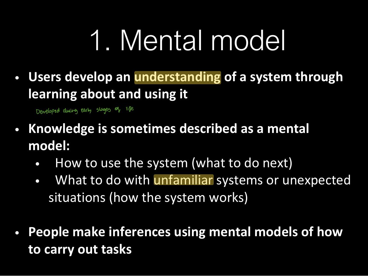 Slide 54: 1. Mental model