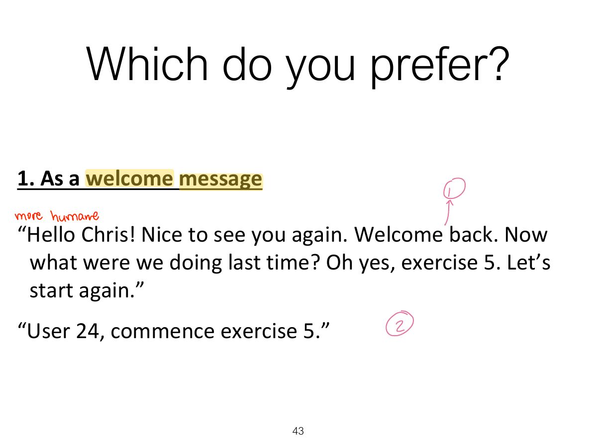 Slide 43: Which do you prefer?