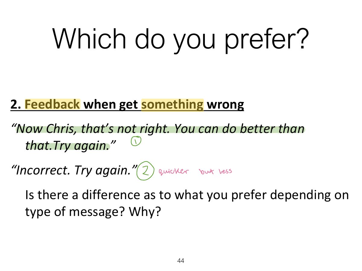Slide 44: Which do you prefer?