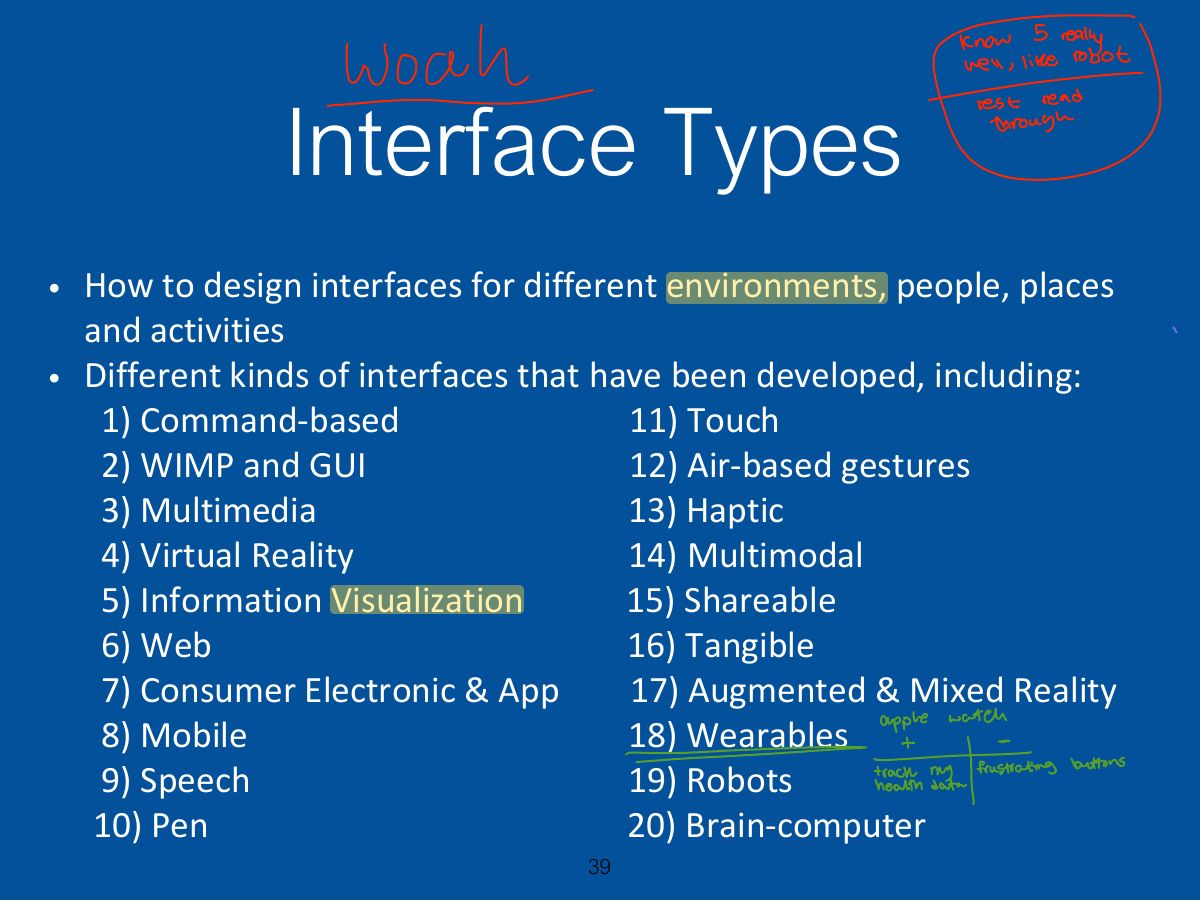 Slide 39: Interface Types