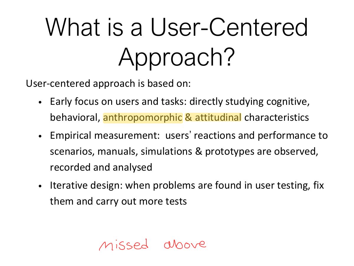 Slide 8: What is a User-Centered Approach?