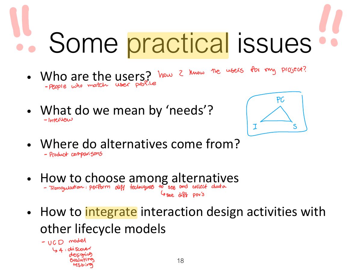 Slide 18: Some practical issues