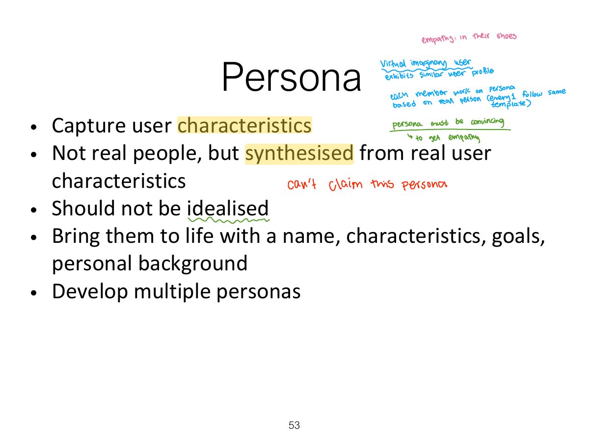 Slide 53: Persona