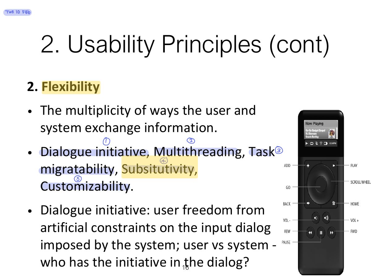 Slide 17: 2. Usability Principles (cont)