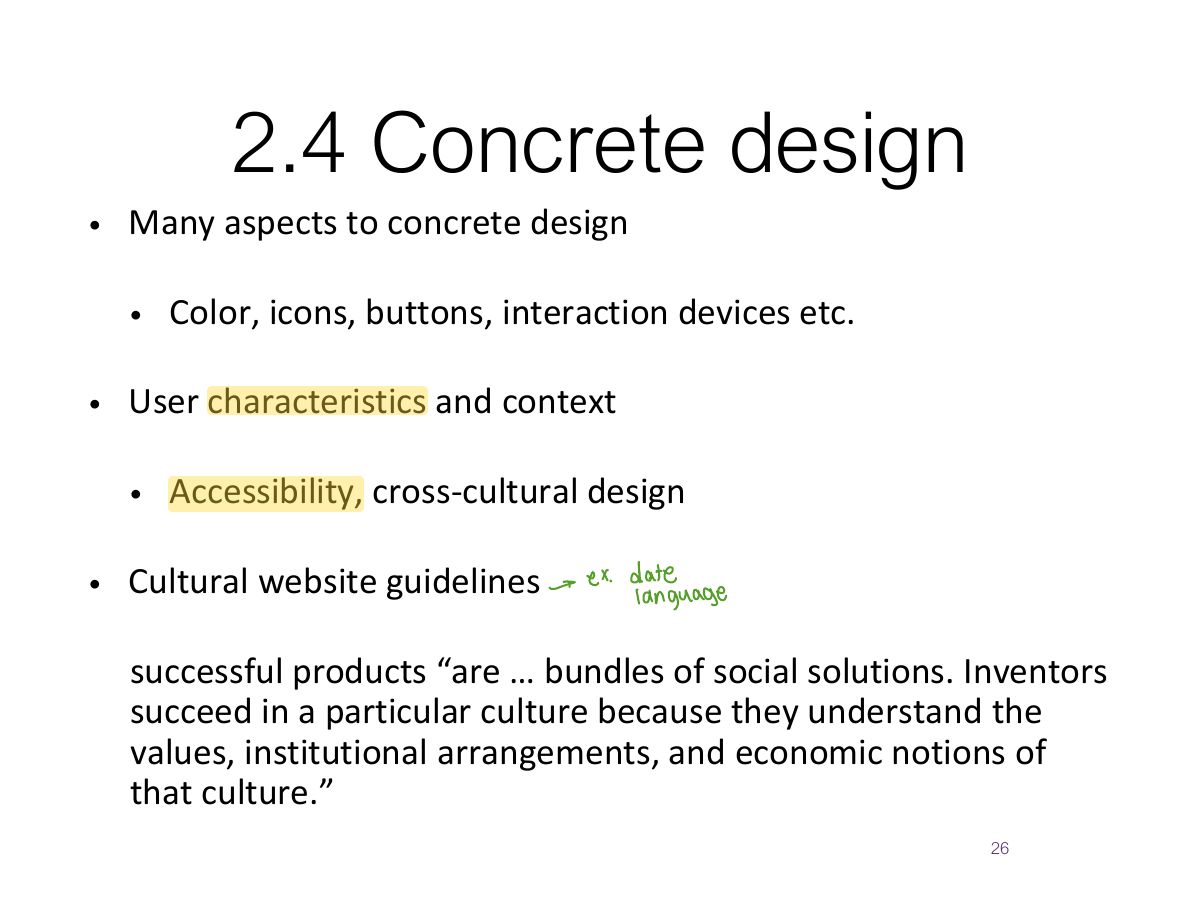 Slide 26: 2.4 Concrete design