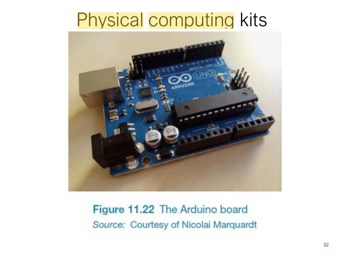 Slide 32: Physical computing kits