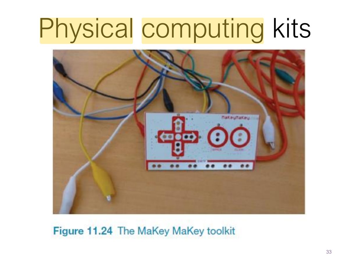 Slide 33: Physical computing kits