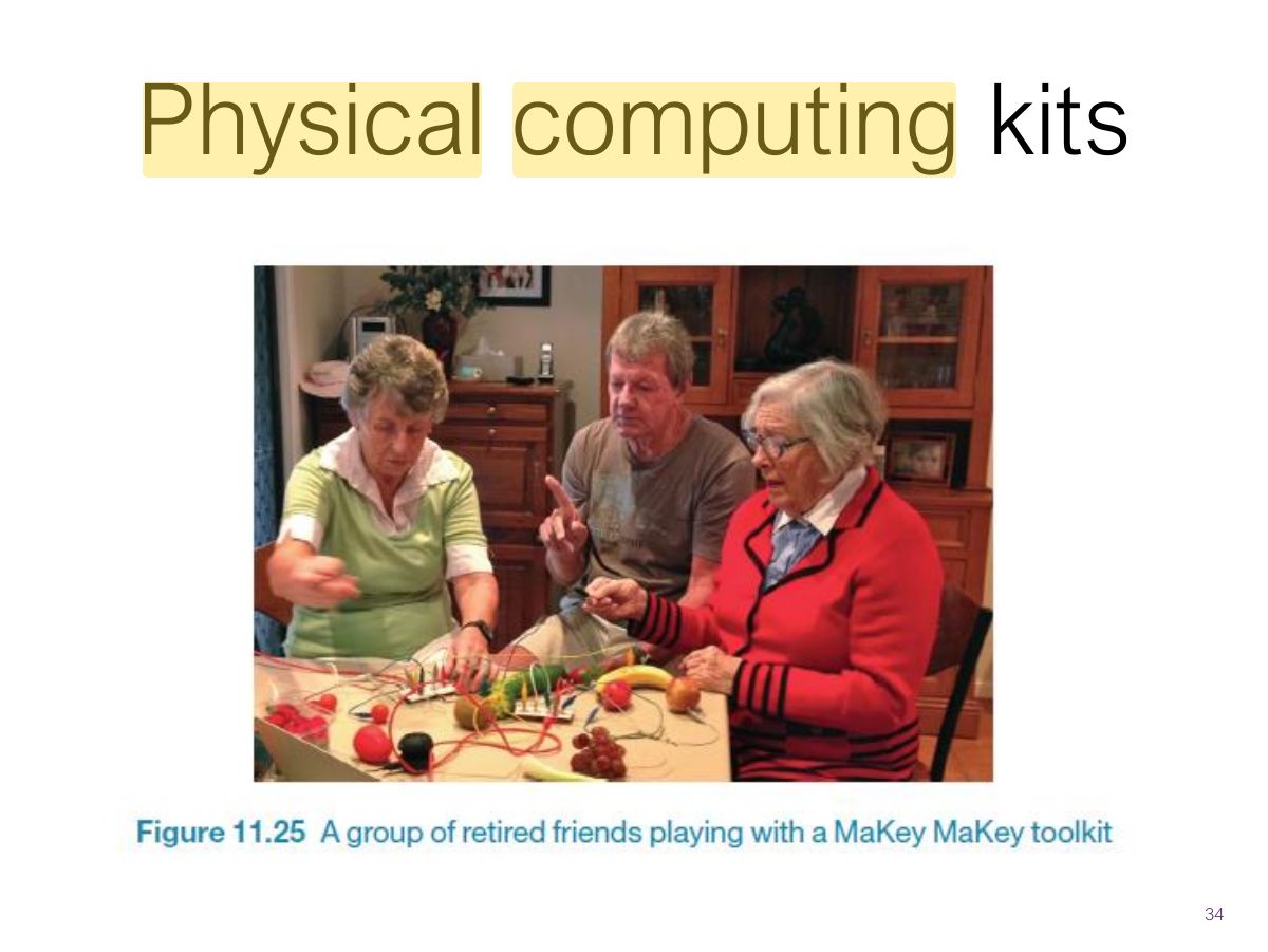 Slide 34: Physical computing kits