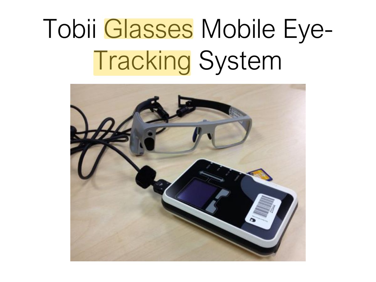 Slide 18: Tobii Glasses Mobile Eye- Tracking System