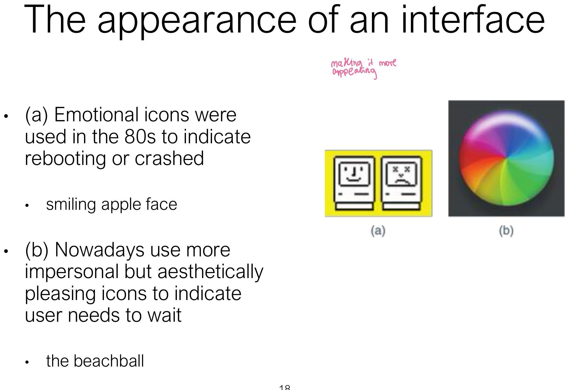 Expressive interfaces: from early emoticons to animated states.