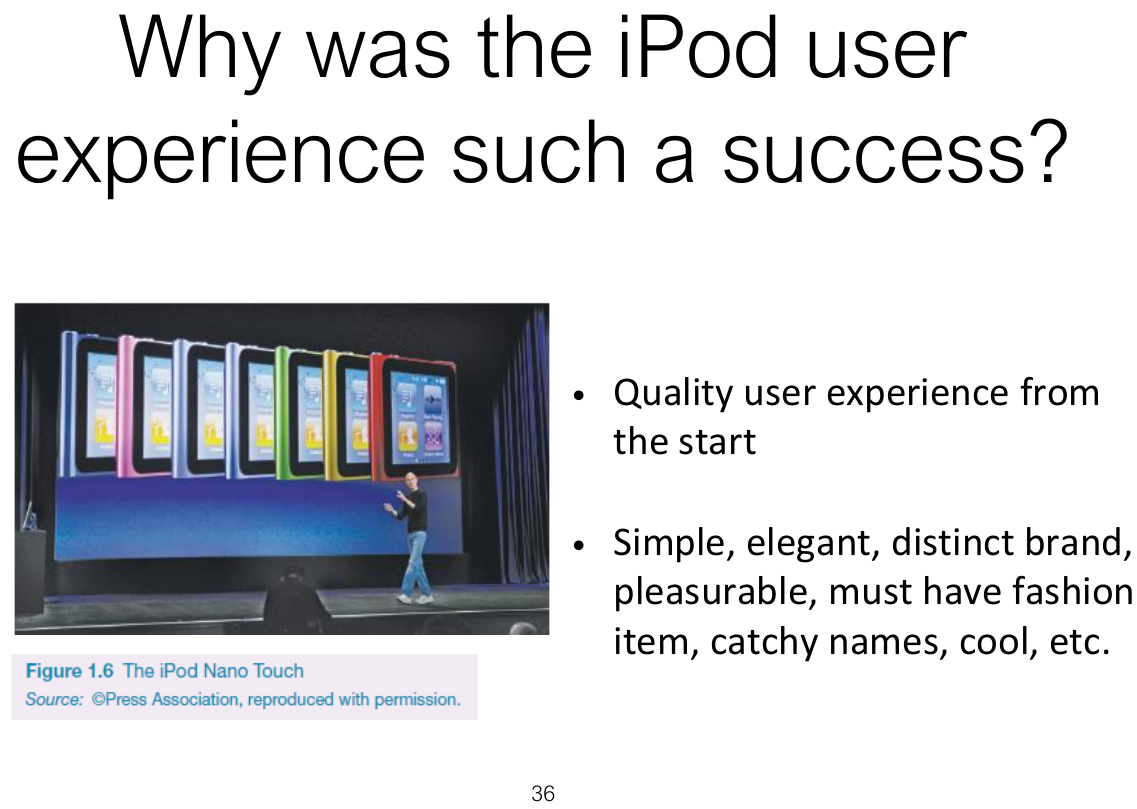 Why the iPod user experience succeeded.