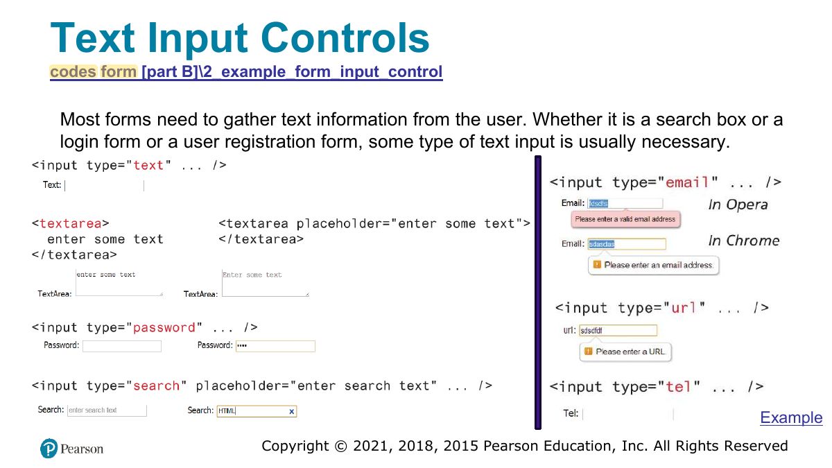Slide 48: Text Input Controls