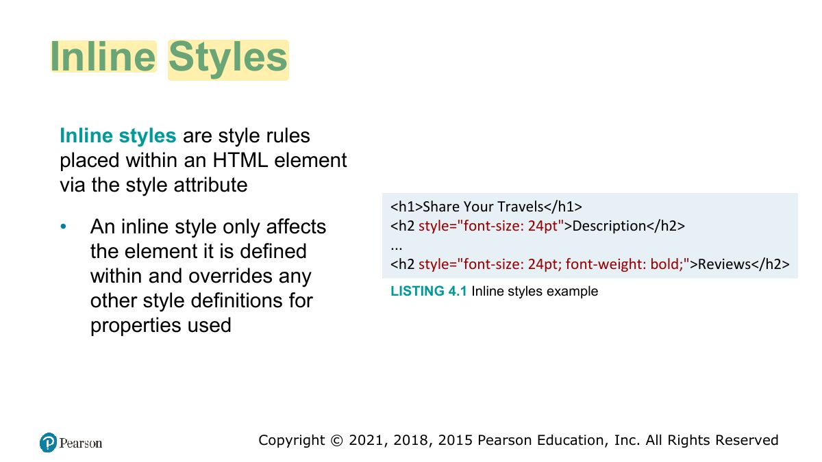 Slide 9: Inline Styles