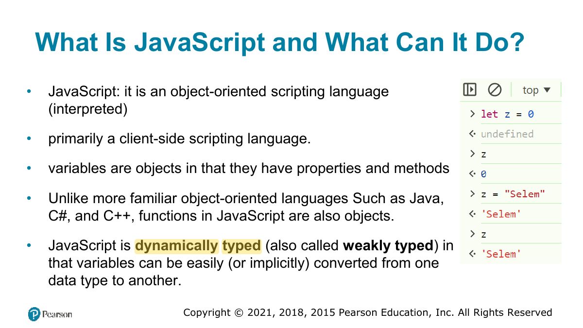 Slide 3: What Is JavaScript and What Can It Do?