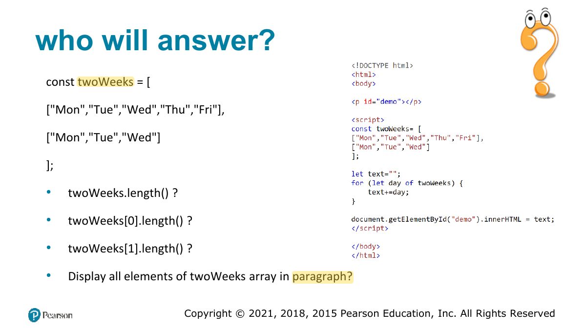 Slide 29: who will answer?