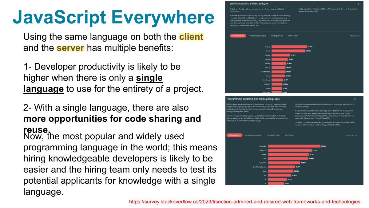 Slide 4: JavaScript Everywhere