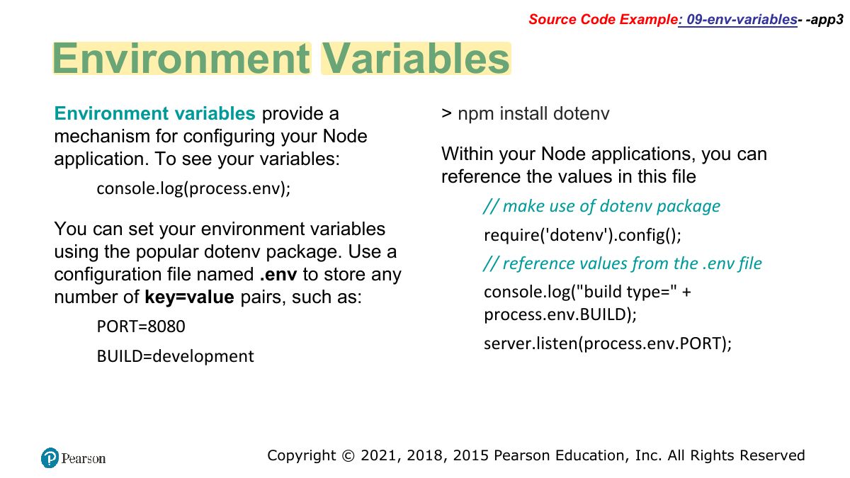 Slide 39: Source Code Example: 09-env-variables- -app3