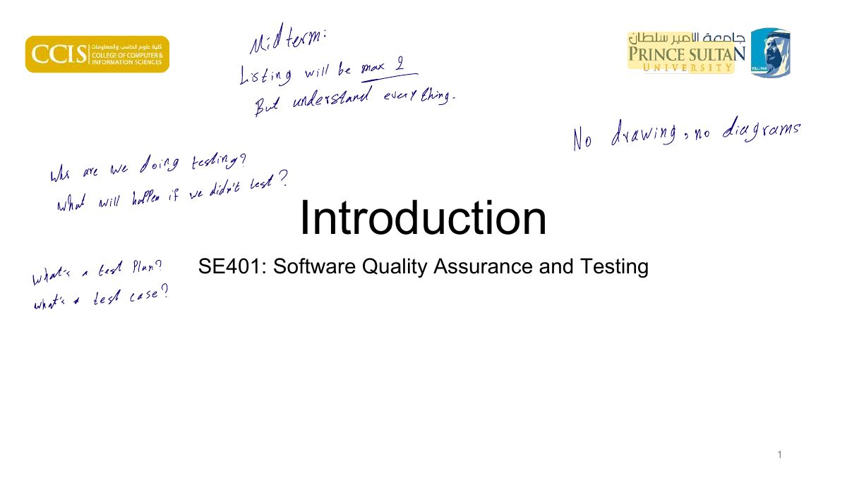 Slide 1: Midterm