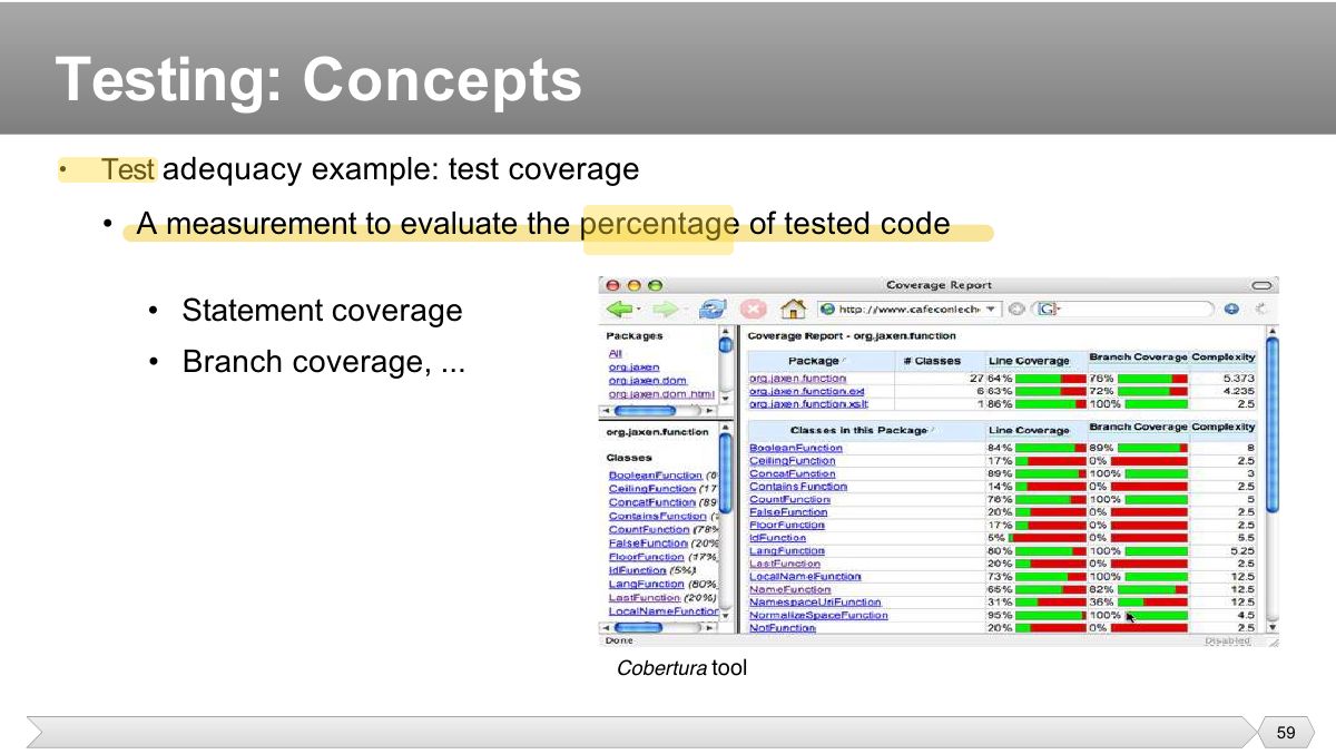 Slide 59: • Test