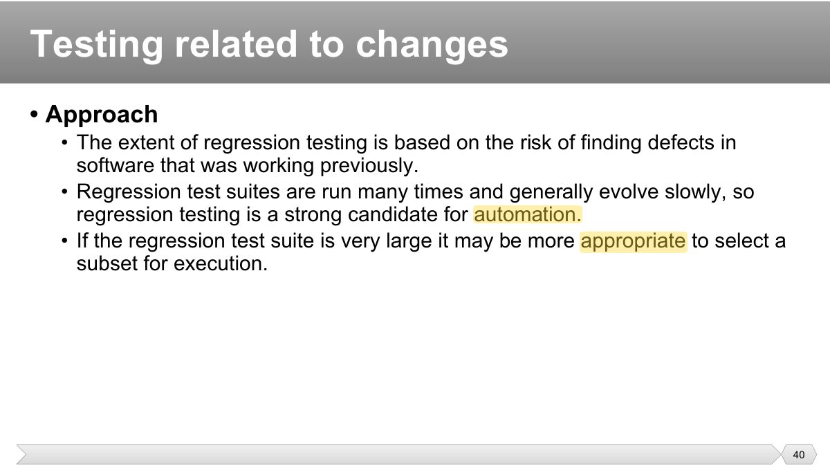 Slide 40: • Approach