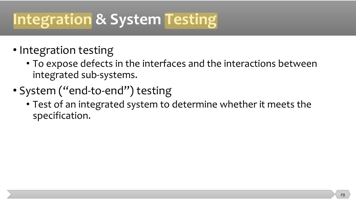 Slide 29: • 