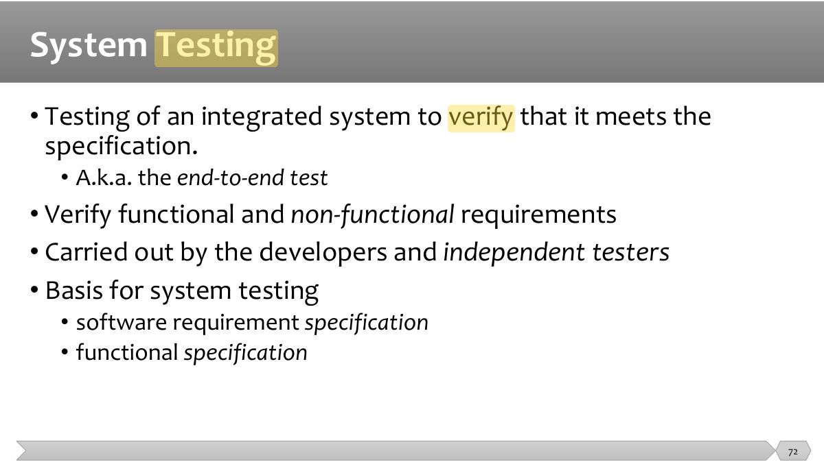 Slide 72: •    
