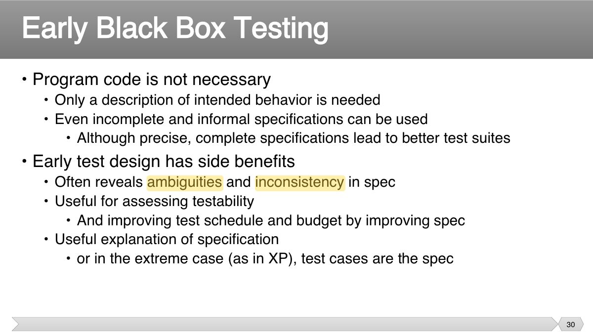 Slide 30: • Program code is not necessary