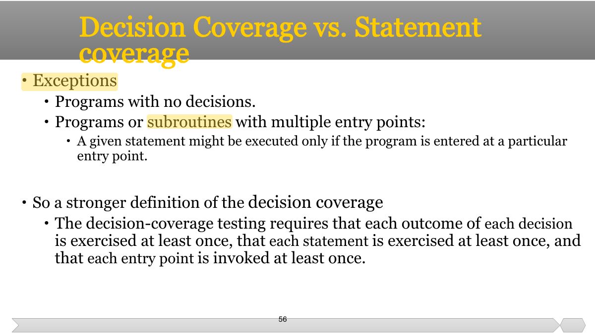 Slide 56: • Exceptions