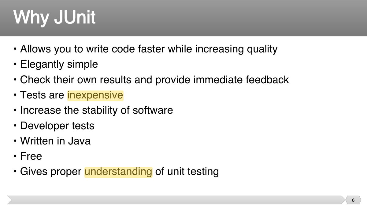 Slide 6: • Allows you to write code faster while increasing quality • Elegantly simple