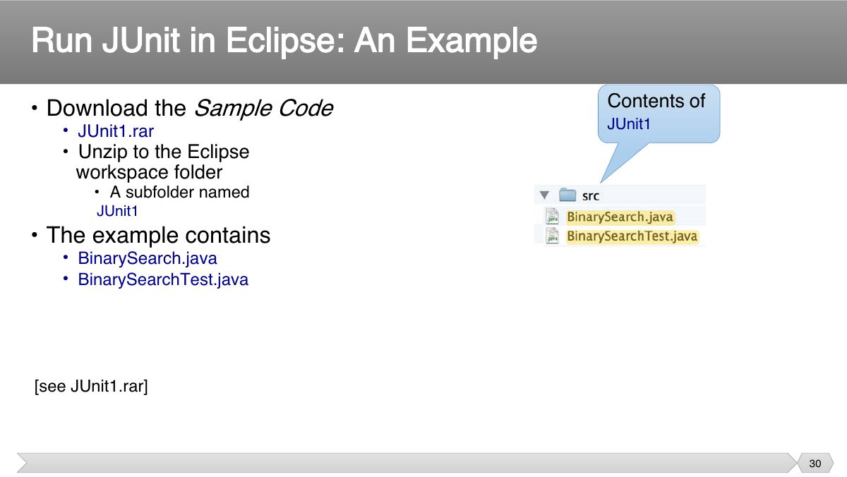 Slide 30: • Download the Sample Code