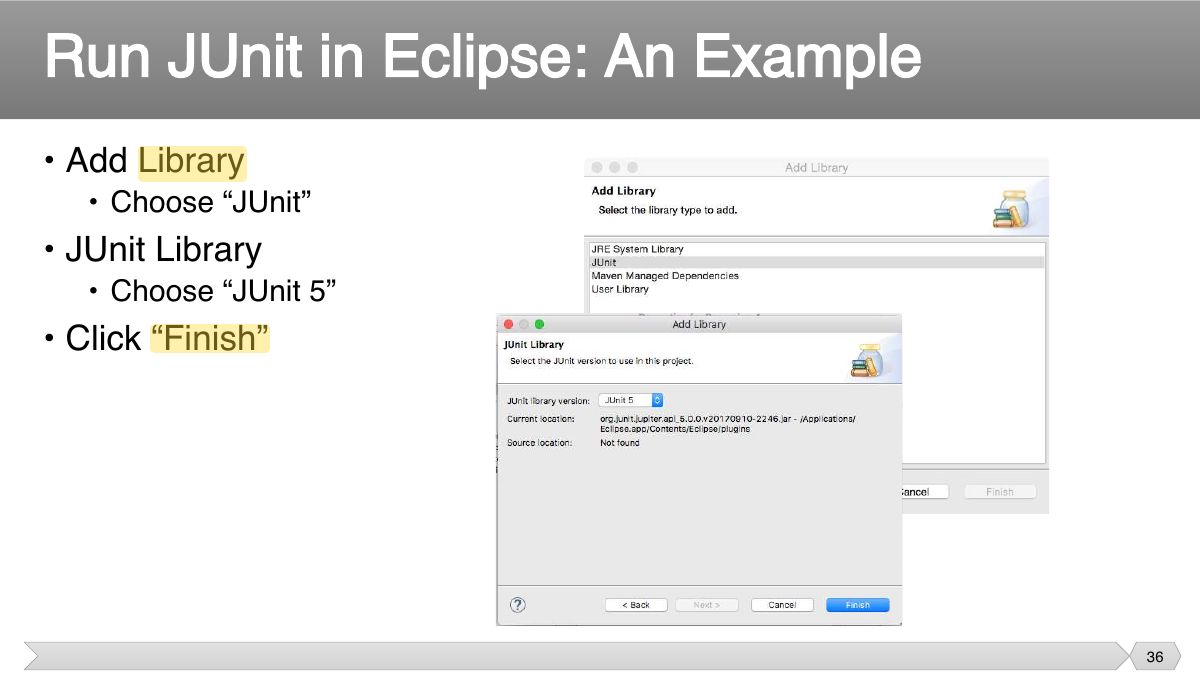Slide 36: • Add Library