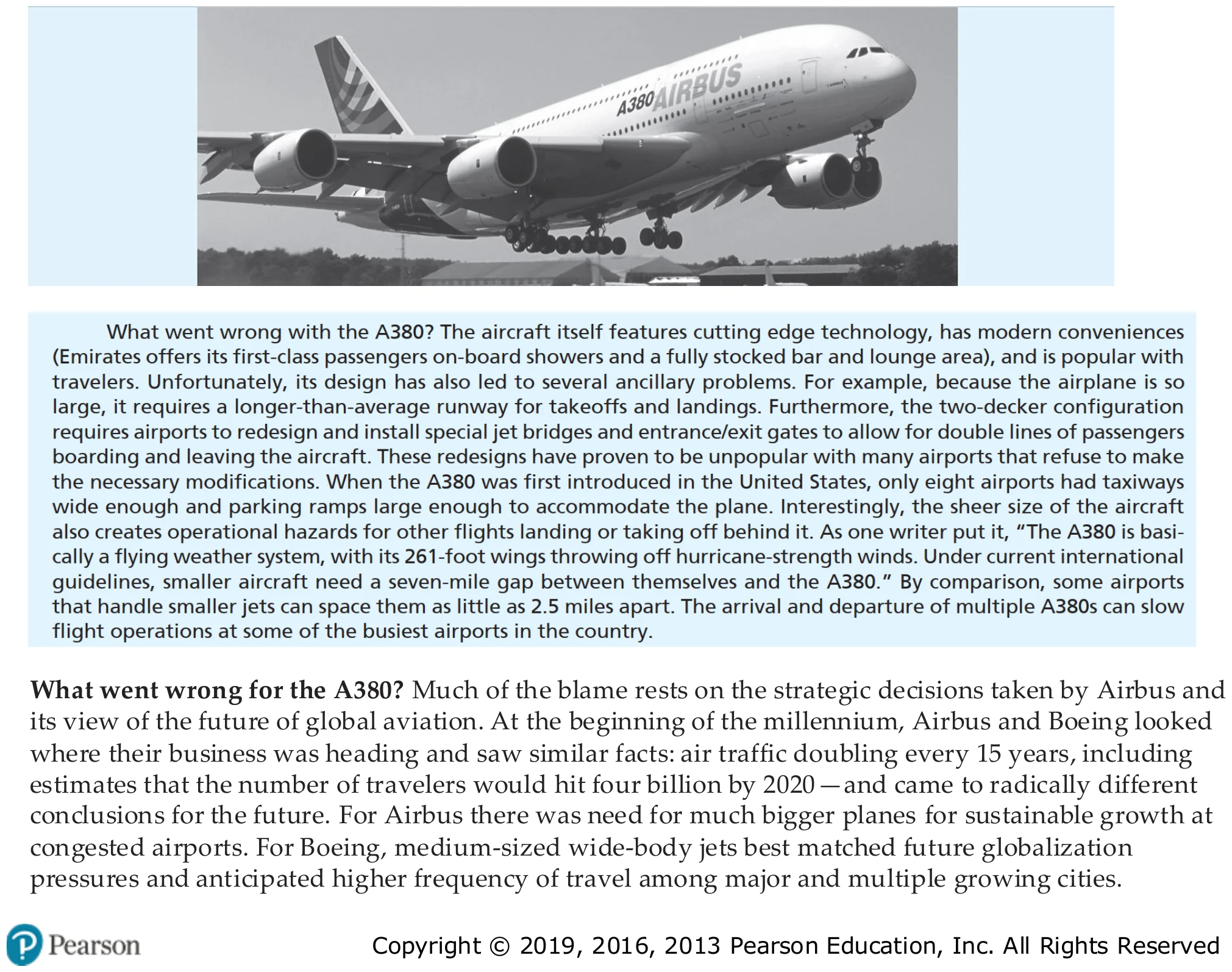 The Airbus A380 case